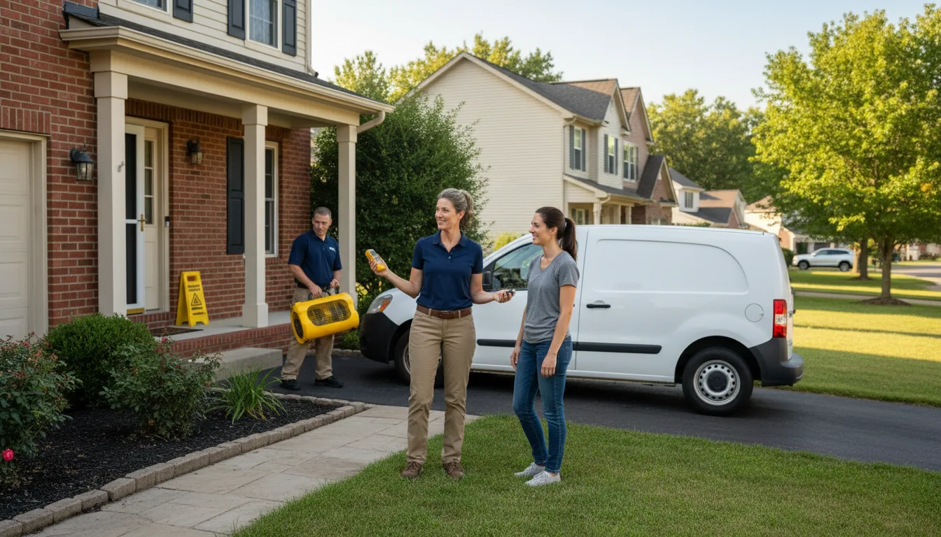 Water restoration image for Dehumidification And Cleanup Services in Oxon Hill, MD